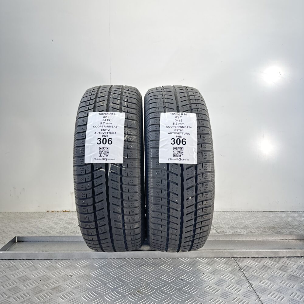 Pneumatici Usati 185 60 R14 82T Cooper WMSA2+ 83% Quattro Stagioni | Gomme Usate | PrimaGomme.it Pneumatici Usati 185 60 R14 82T Cooper WMSA2+ 83% Quattro Stagioni