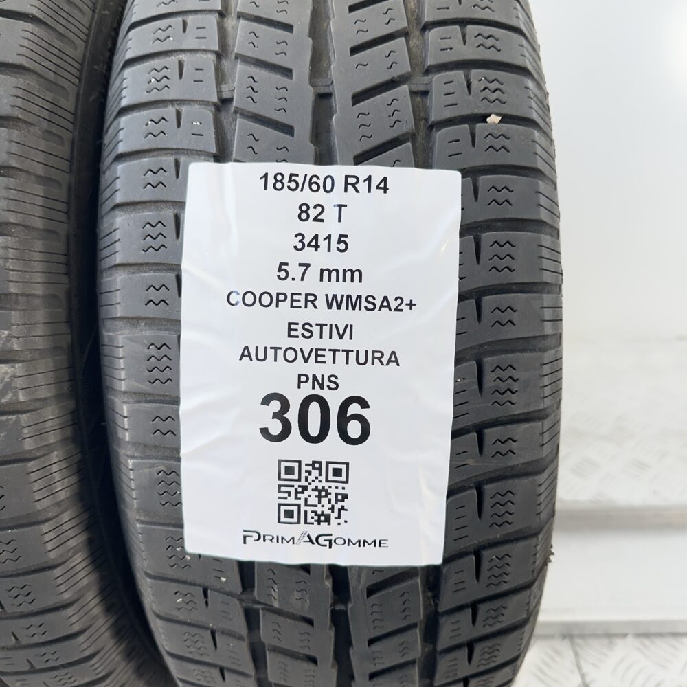 Pneumatici Usati 185 60 R14 82T Cooper WMSA2+ 83% Quattro Stagioni | Gomme Usate | PrimaGomme.it Pneumatici Usati 185 60 R14 82T Cooper WMSA2+ 83% Quattro Stagioni - immagine 3