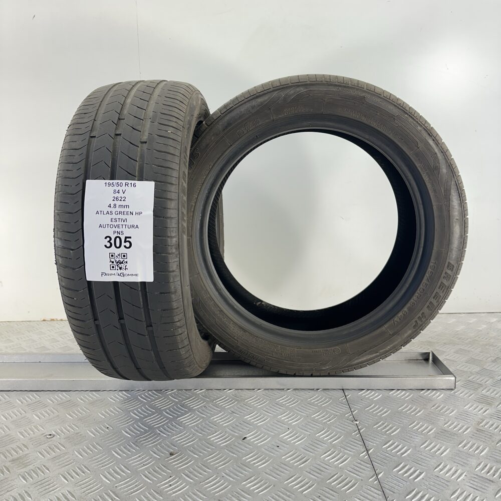 Pneumatici Usati 195 50 R16 84V Atlas Green HP Estive | Gomme Usate | PrimaGomme.it Pneumatici Usati 195 50 R16 84V Atlas Green HP Estive - immagine 4
