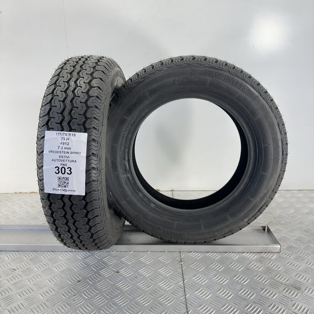Pneumatici Usati 175 70 R15 76H Vredestein Spirit 99% Estive PARI AL NUOVO | Gomme Usate | PrimaGomme.it Pneumatici Usati 175 70 R15 76H Vredestein Spirit 99% Estive PARI AL NUOVO - immagine 6