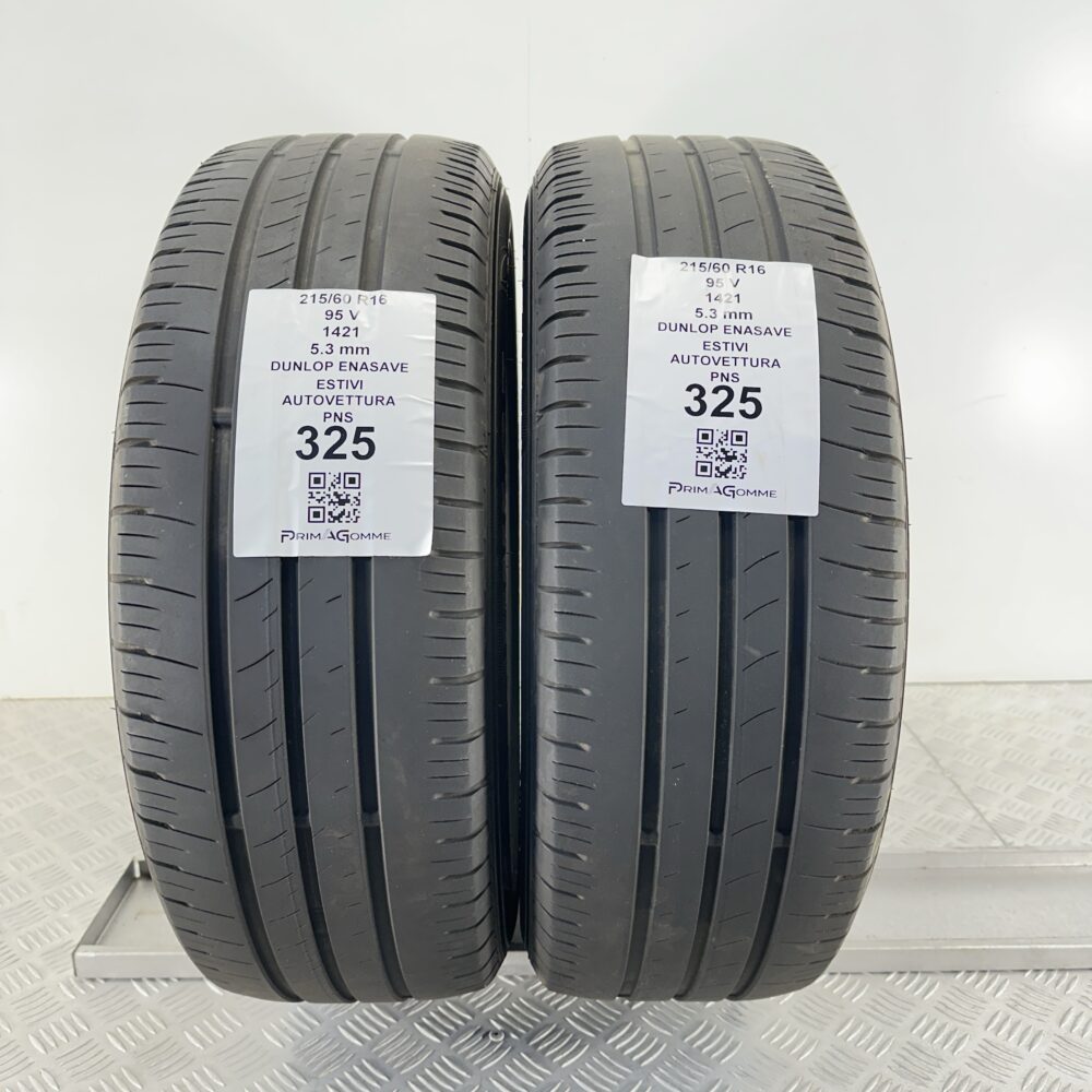 Pneumatici Usati 215 60 R16 95V Dunlop Enasave 78% Estive | Gomme Usate | PrimaGomme.it Pneumatici Usati 215 60 R16 95V Dunlop Enasave 78% Estive
