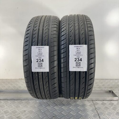 Pneumatici Usati 215 60 R17 96H Sonar Fantastic D 98% Estive