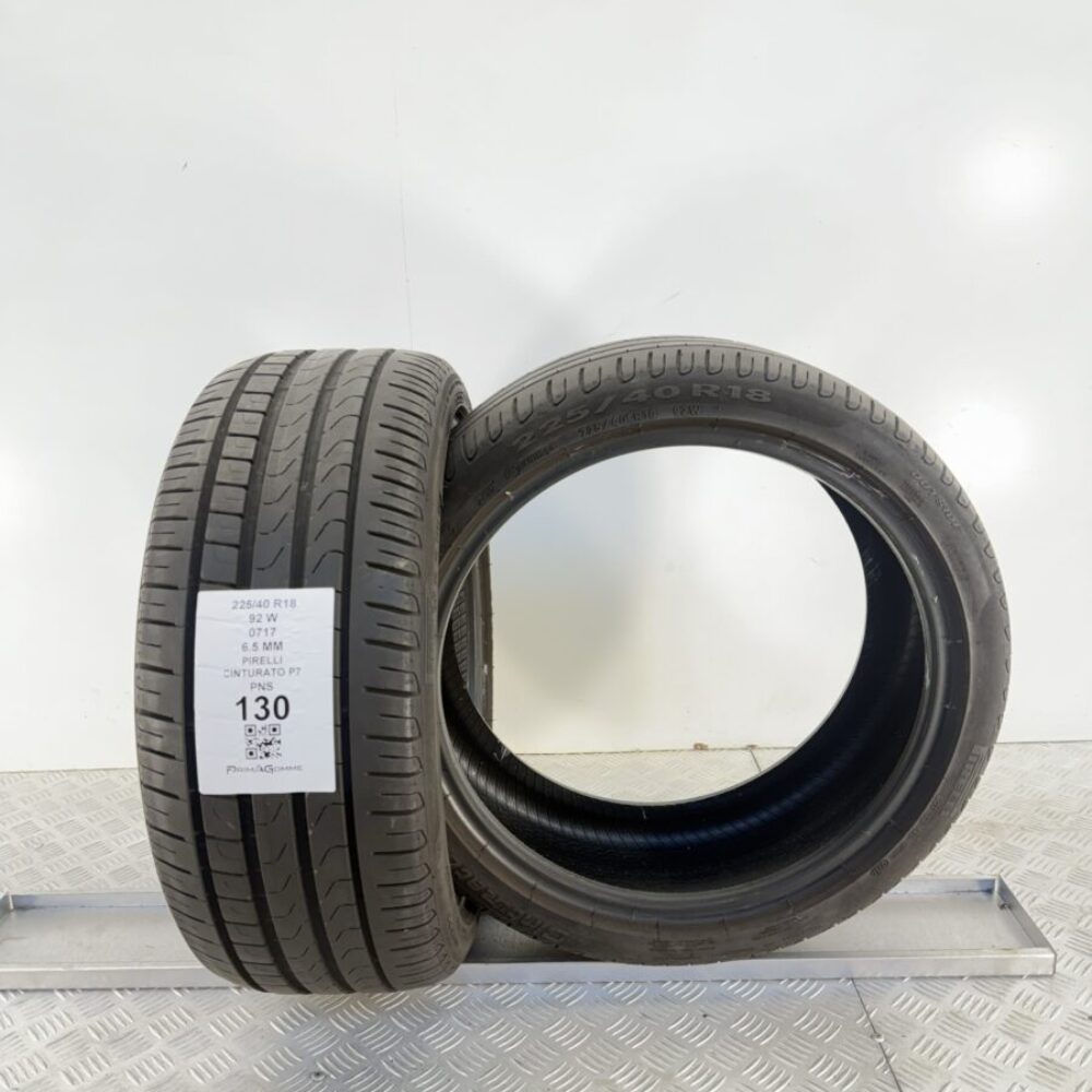 Gomme Usate 225 40 R18 92W Pirelli Cinturato P7 6.5mm Estive | Gomme Usate | PrimaGomme.it Gomme Usate 225 40 R18 92W Pirelli Cinturato P7 6.5mm Estive - immagine 5