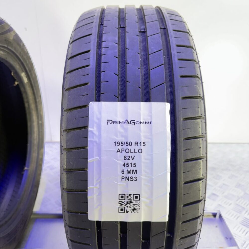 Gomme Usate 195 50 R15 82V Apollo 6mm Estive | Gomme Usate | PrimaGomme.it Gomme Usate 195 50 R15 82V Apollo 6mm Estive - immagine 3