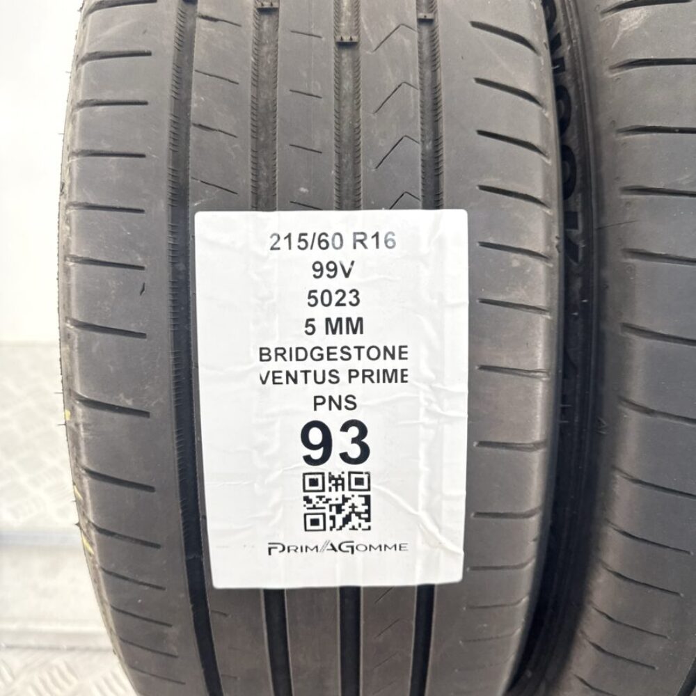 Pneumatici Usati 215 60 R16 99V Bridgestone Ventus Prime 71% Estive | Gomme Usate | PrimaGomme.it Pneumatici Usati 215 60 R16 99V Bridgestone Ventus Prime 71% Estive - immagine 3