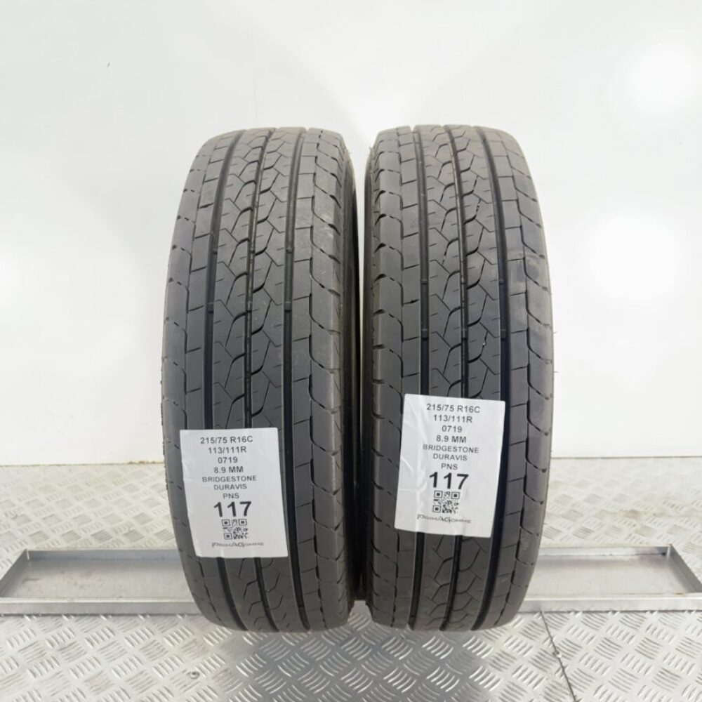 Pneumatici Usati 215 75 R16C 113 111R Bridgestone Duravis 99% Estive | Gomme Usate | PrimaGomme.it Pneumatici Usati 215 75 R16C 113 111R Bridgestone Duravis 99% Estive