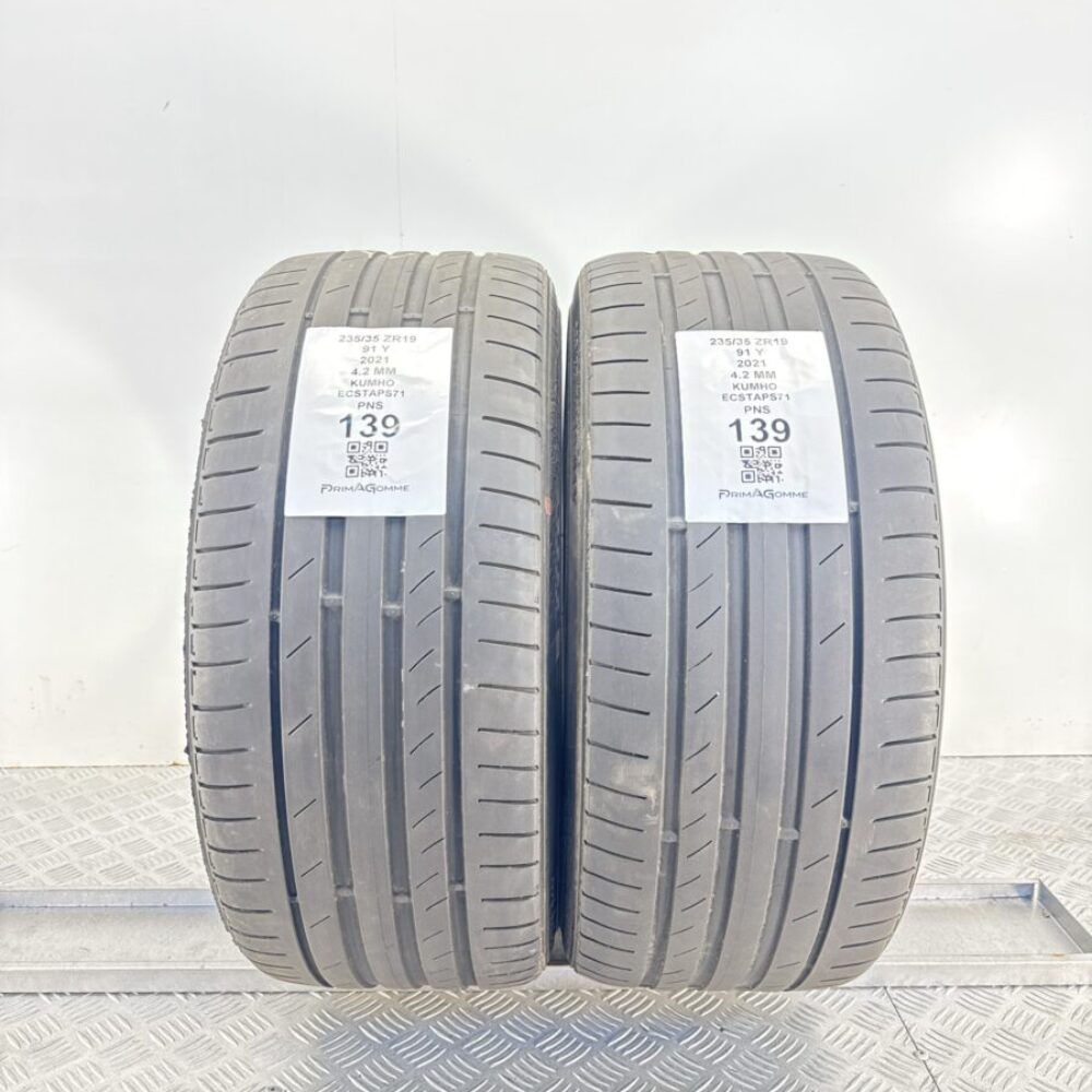 Pneumatici Usati 235 35 ZR19 91Y Kumho ECSTAP S71 Estive | Gomme Usate | PrimaGomme.it Pneumatici Usati 235 35 ZR19 91Y Kumho ECSTAP S71 Estive