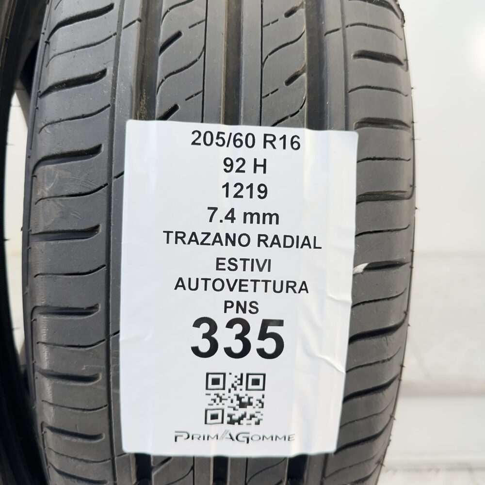 Pneumatici Usati 205 60 R16 92H Trazano Radial 98% Estive | Gomme Usate | PrimaGomme.it Pneumatici Usati 205 60 R16 92H Trazano Radial 98% Estive - immagine 3
