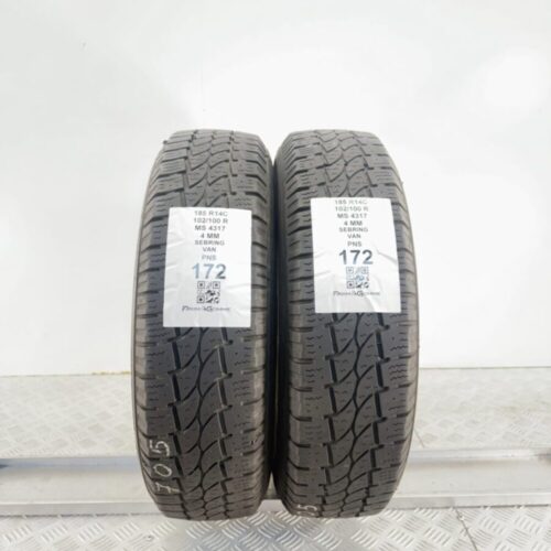 Pneumatici Usati 185 R14C 102 100R Sebring Van Invernali