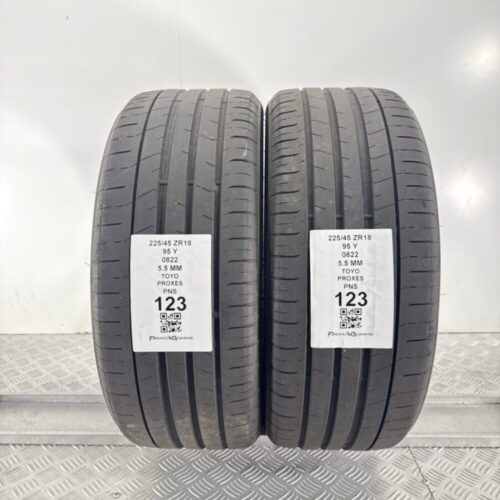 Gomme Usate 225 45 ZR18 95Y Toyo Proxes 5.5mm Estive