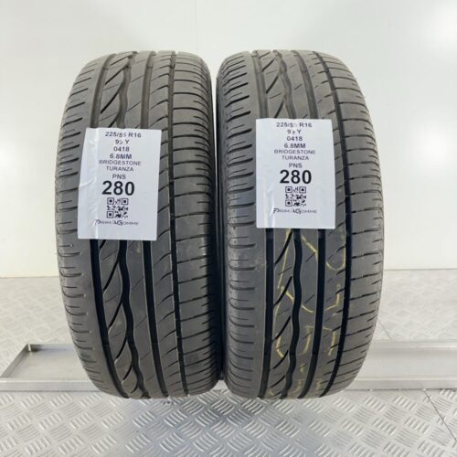 Pneumatici Usati 225 55 R16 99Y Bridgestone Turanza 95% Estive