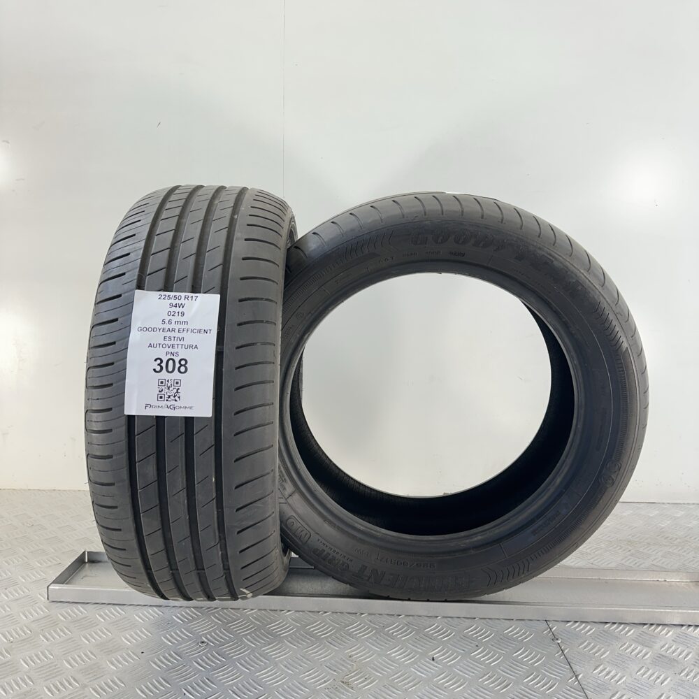Pneumatici Usati 225 50 R17 94W Goodyear Efficient 82% Estive | Gomme Usate | PrimaGomme.it Pneumatici Usati 225 50 R17 94W Goodyear Efficient 82% Estive - immagine 4