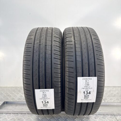 Gomme Usate 215 50 R18 96Y Pirelli Cinturato P7 6mm Estive