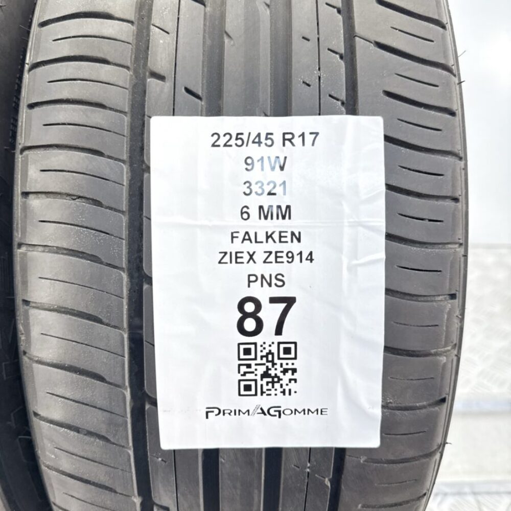 Gomme Usate 225 45 R17 91W Falken Ziex ZE914 6mm Estive | Gomme Usate | PrimaGomme.it Gomme Usate 225 45 R17 91W Falken Ziex ZE914 6mm Estive - immagine 3