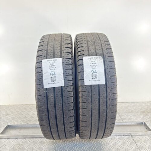 Pneumatici Usati 225 75 R16CP 116Q Michelin Agilis 78% Estive
