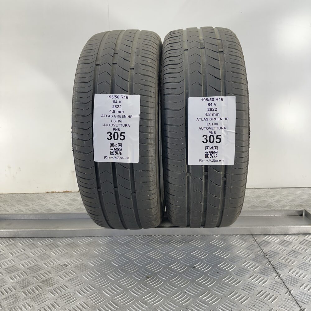 Pneumatici Usati 195 50 R16 84V Atlas Green HP Estive | Gomme Usate | PrimaGomme.it Pneumatici Usati 195 50 R16 84V Atlas Green HP Estive