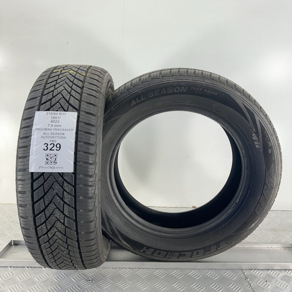Pneumatici Usati 215 60 R17 100V Trocmah Tracsaver 98% Quattro Stagioni | Gomme Usate | PrimaGomme.it Pneumatici Usati 215 60 R17 100V Trocmah Tracsaver 98% Quattro Stagioni - immagine 4