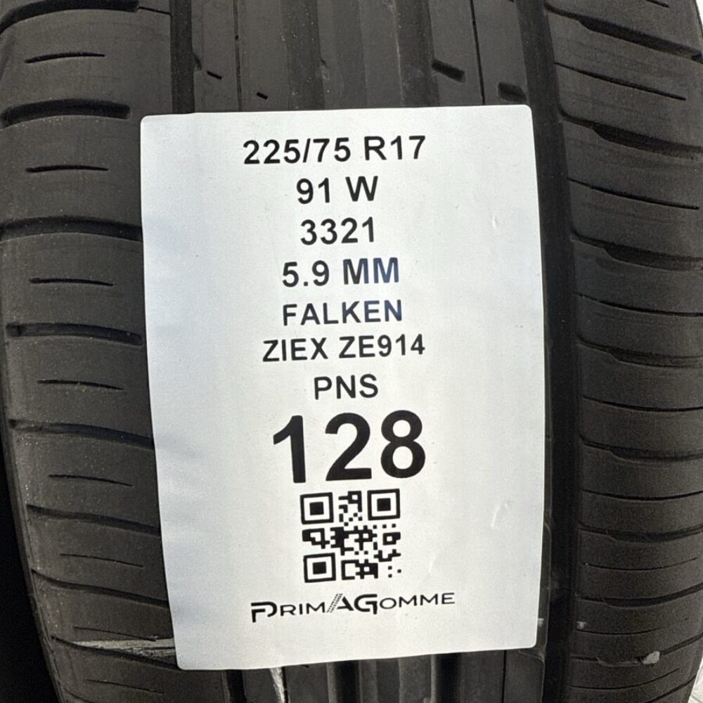 Gomme Usate 225 75 R17 91W Falken Ziex ZE914 5.9mm Estive | Gomme Usate | PrimaGomme.it Gomme Usate 225 75 R17 91W Falken Ziex ZE914 5.9mm Estive - immagine 3