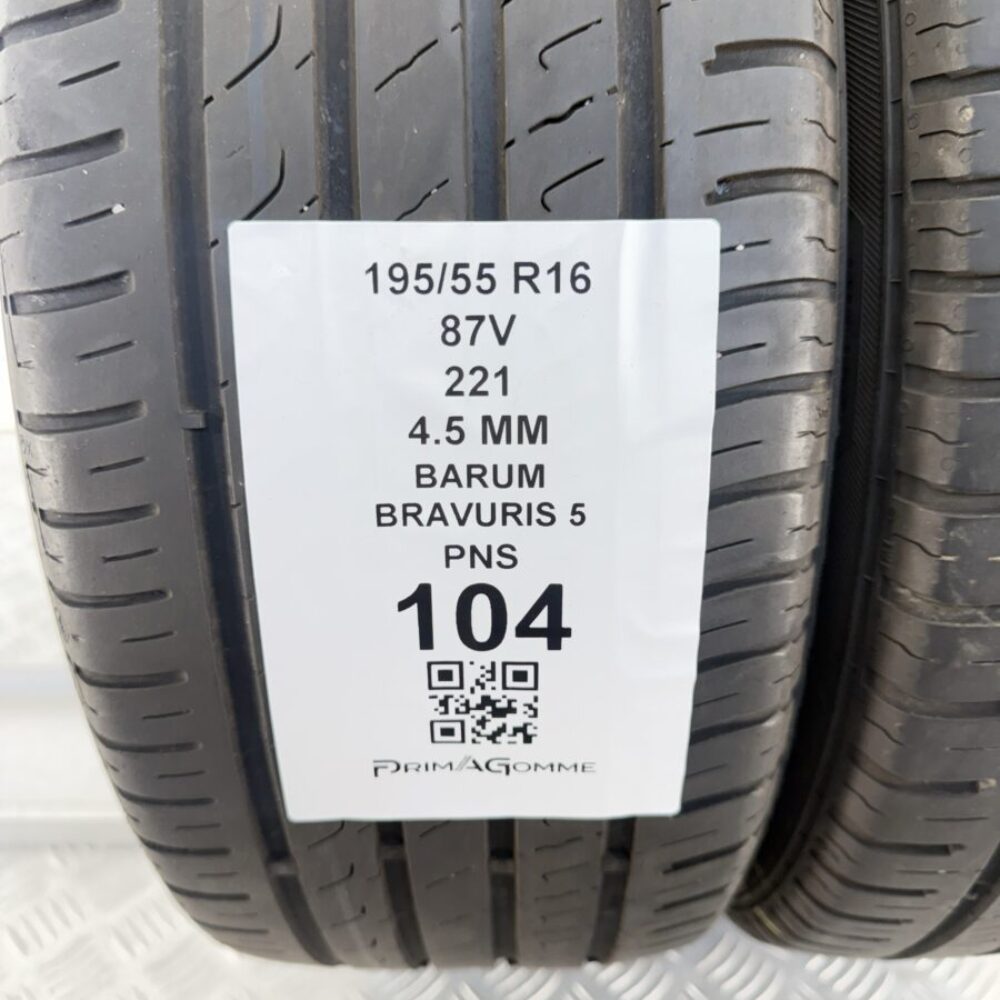 Pneumatici Usati 195 55 R16 87V Barum Bravuris Estive | Gomme Usate | PrimaGomme.it Pneumatici Usati 195 55 R16 87V Barum Bravuris Estive - immagine 3