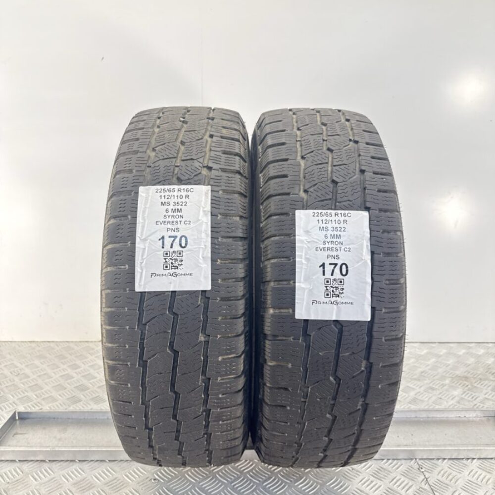 Gomme Usate 225 65 R16C 112 110R Syron Everest C2 6mm Invernali | Gomme Usate | PrimaGomme.it Gomme Usate 225 65 R16C 112 110R Syron Everest C2 6mm Invernali
