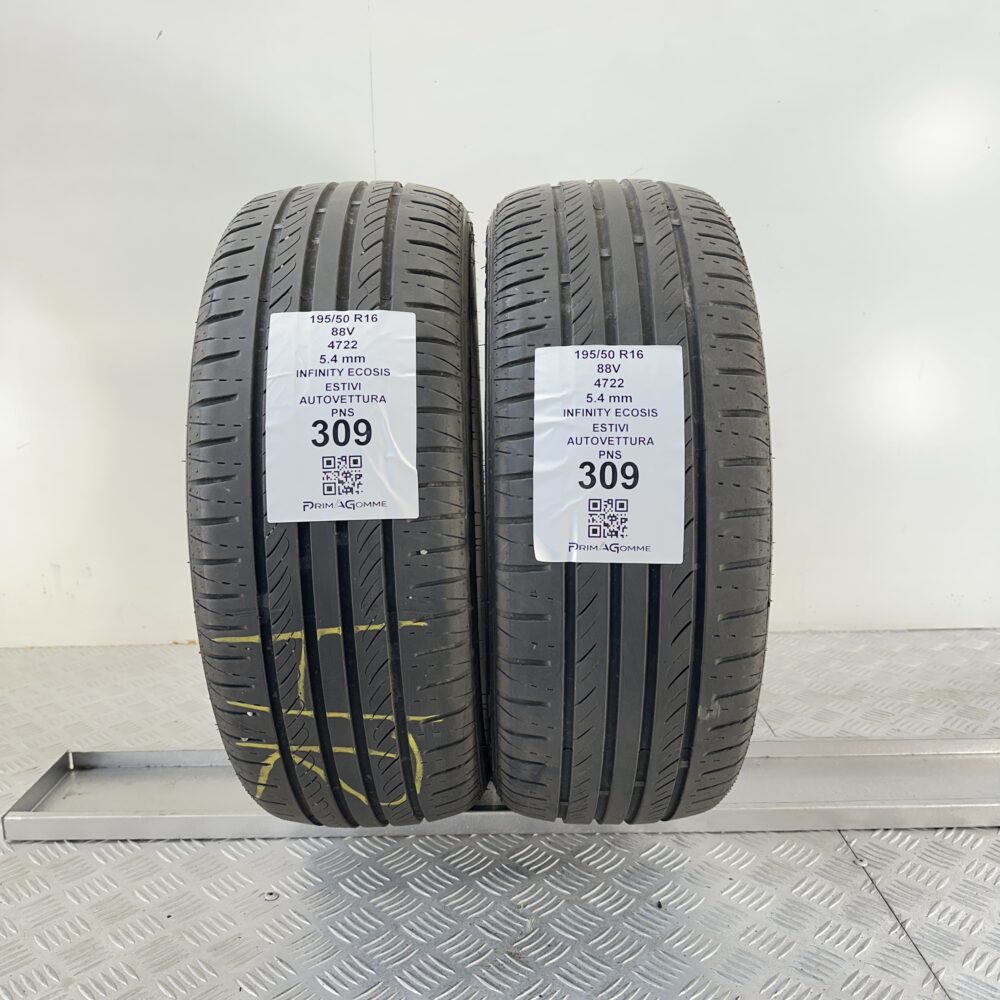 Pneumatici Usati 195 50 R16 88V Infinity Ecosis 78% Estive | Gomme Usate | PrimaGomme.it Pneumatici Usati 195 50 R16 88V Infinity Ecosis 78% Estive