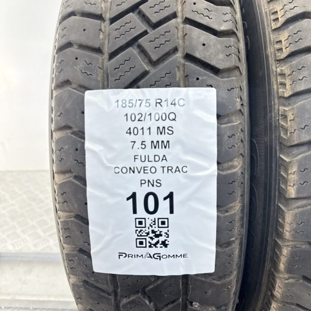 Pneumatici Usati 185 75 R14C 102 100Q Fulda Conveo Trac 99% Invernali | Gomme Usate | PrimaGomme.it Pneumatici Usati 185 75 R14C 102 100Q Fulda Conveo Trac 99% Invernali - immagine 3