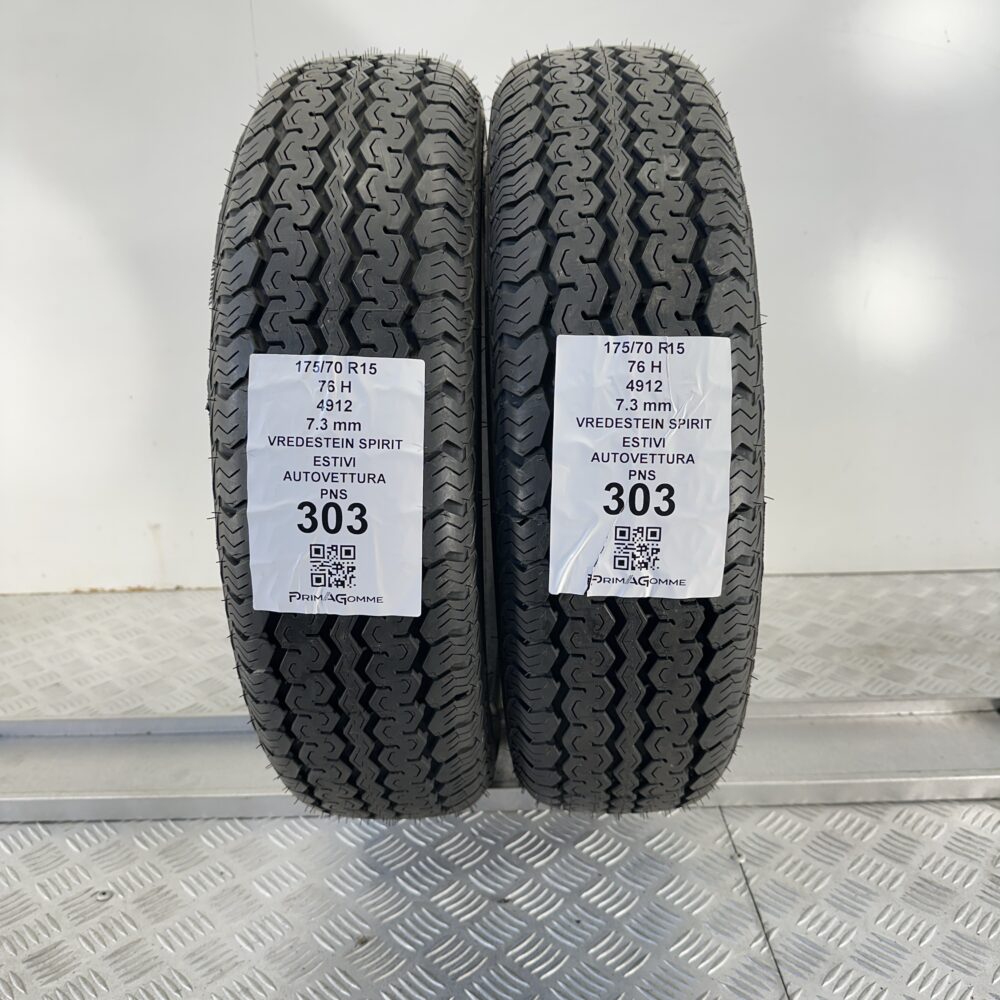 Pneumatici Usati 175 70 R15 76H Vredestein Spirit 99% Estive PARI AL NUOVO | Gomme Usate | PrimaGomme.it Pneumatici Usati 175 70 R15 76H Vredestein Spirit 99% Estive PARI AL NUOVO