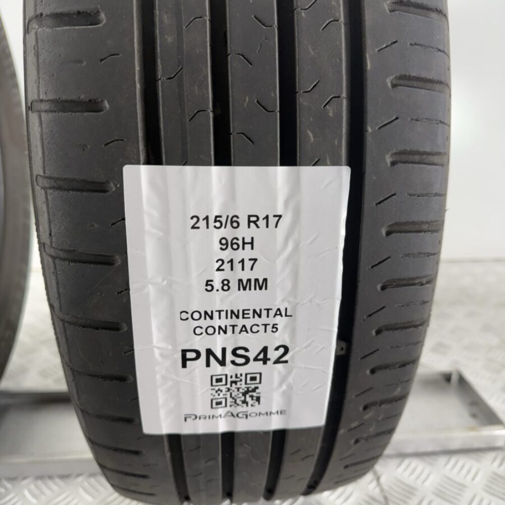 Gomme Usate 215 65 R17 96H Continental Contact5 5.8mm Estive | Gomme Usate | PrimaGomme.it Gomme Usate 215 65 R17 96H Continental Contact5 5.8mm Estive - immagine 3