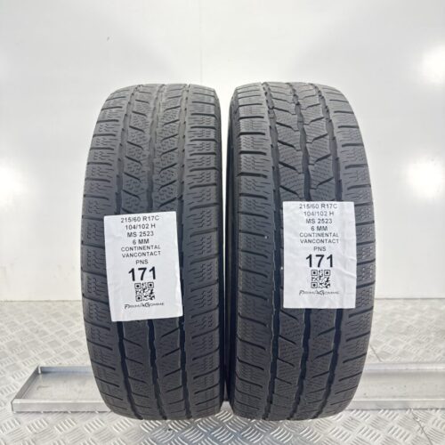 Pneumatici Usati 215 60 R17C 104 102H Continental VanContact 86% Invernali