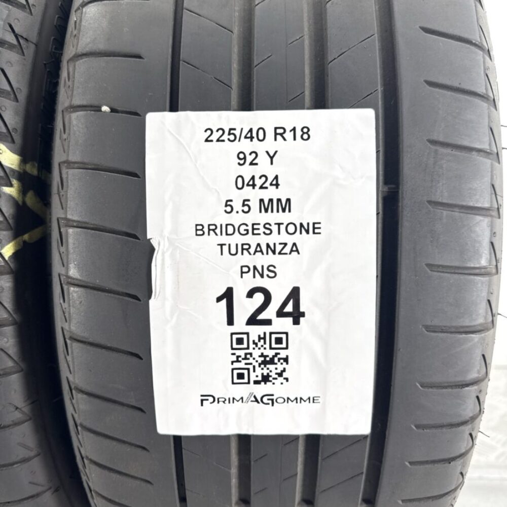 Gomme Usate 225 40 R18 92Y Bridgestone Turanza 5.5mm Estive | Gomme Usate | PrimaGomme.it Gomme Usate 225 40 R18 92Y Bridgestone Turanza 5.5mm Estive - immagine 3