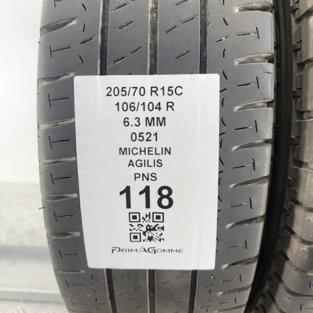 Pneumatici Usati 205 70 R15C 106/104R Michelin Agilis 90% Estive | Gomme Usate | PrimaGomme.it Pneumatici Usati 205 70 R15C 106/104R Michelin Agilis 90% Estive - immagine 3