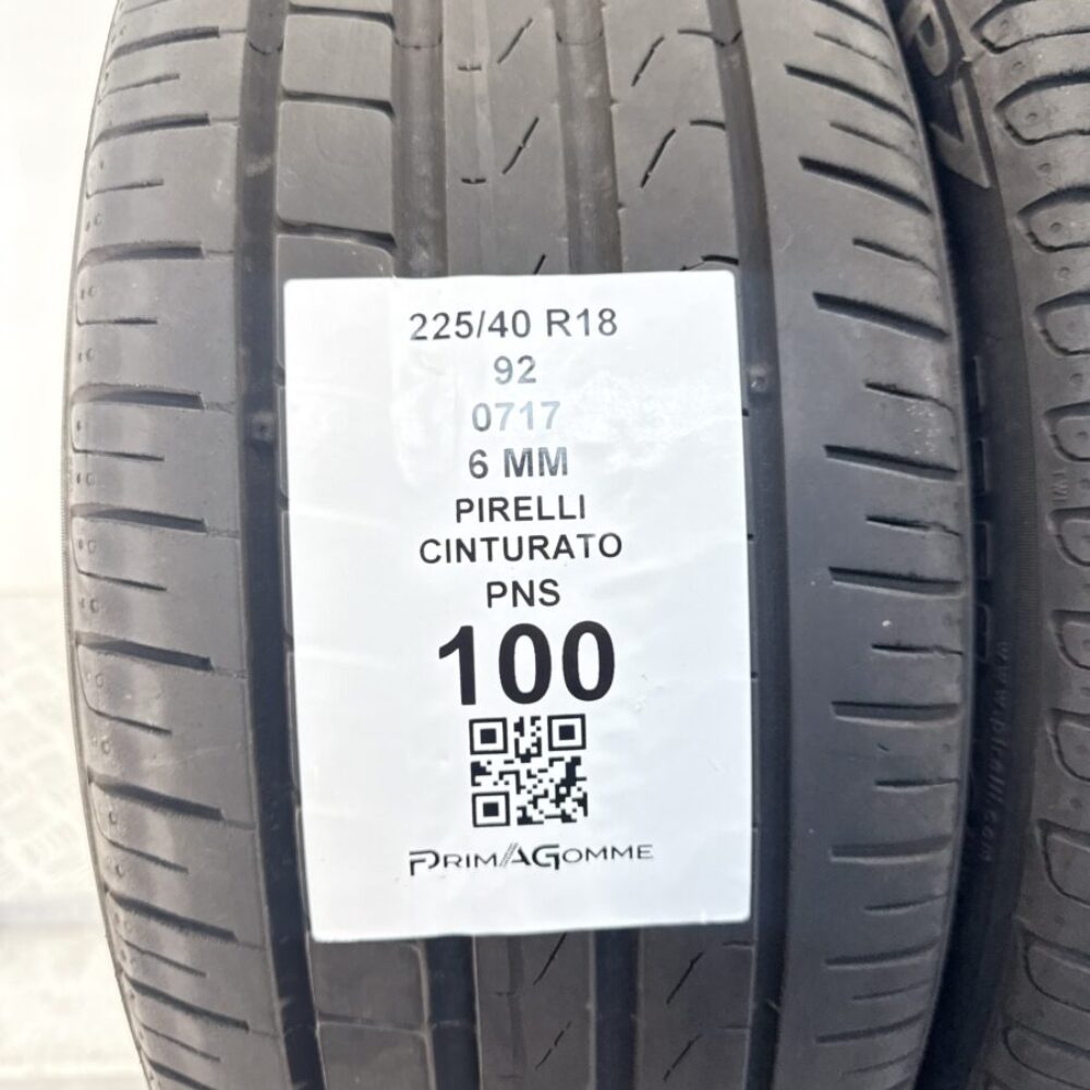 Gomme Usate 225 40 R18 92W Pirelli Cinturato 6mm Estive | Gomme Usate | PrimaGomme.it Gomme Usate 225 40 R18 92W Pirelli Cinturato 6mm Estive - immagine 3