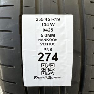 Pneumatico Usato 255 45 R19 104W Hankook Ventus 73% Estivo