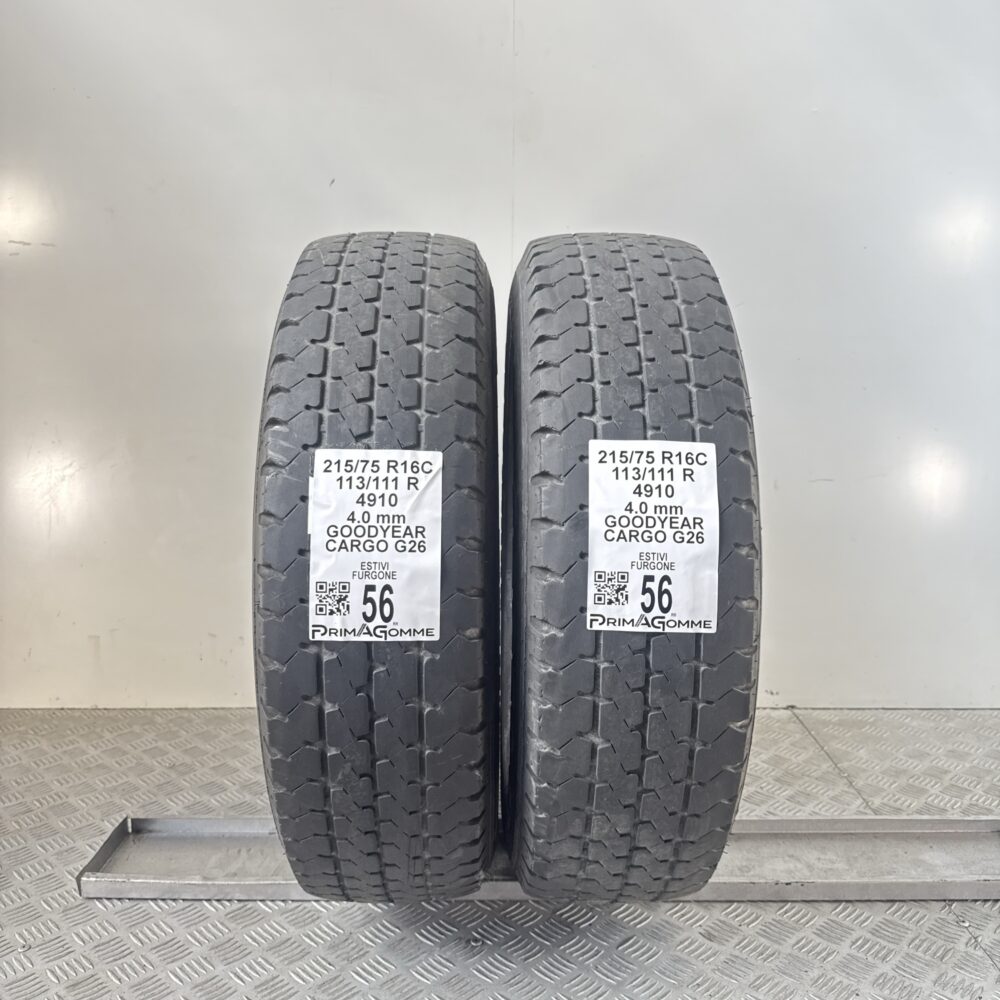 Pneumatici Usati 215 75 R16C 113/111R Goodyear Cargo G26 Estive | Gomme Usate | PrimaGomme.it Pneumatici usati 215 75 R16C Goodyear Cargo G26 - foto 8