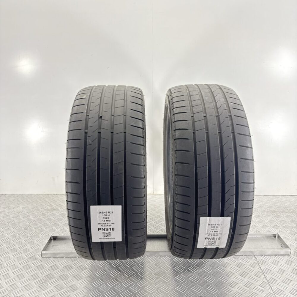 Gomme Usate 265 45 R21 108H Bridgestone Aleanza 7.5mm Estive | Gomme Usate | PrimaGomme.it Gomme Usate 265 45 R21 108H Bridgestone Aleanza 7.5mm Estive