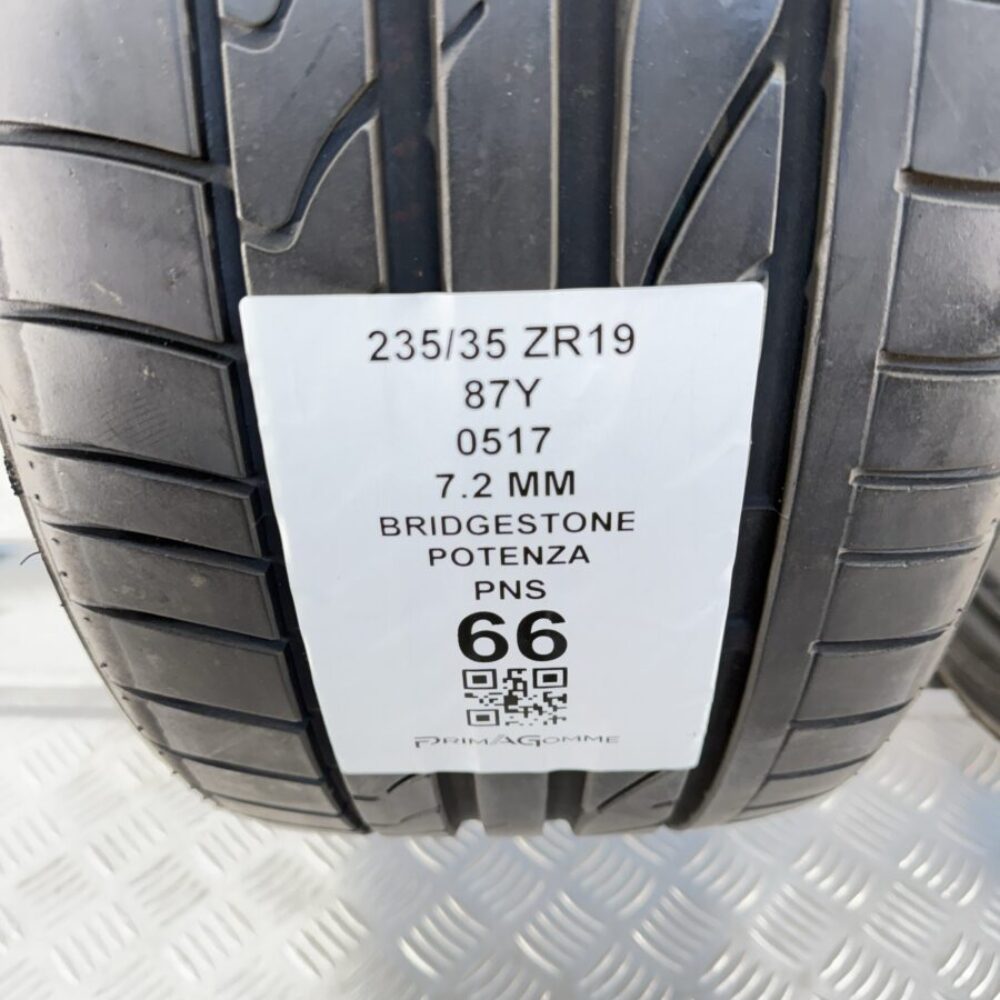 Gomme Usate 235 35 R19 87Y Bridgestone Potenza 7.2mm Estive | Gomme Usate | PrimaGomme.it Gomme Usate 235 35 R19 87Y Bridgestone Potenza 7.2mm Estive - immagine 3