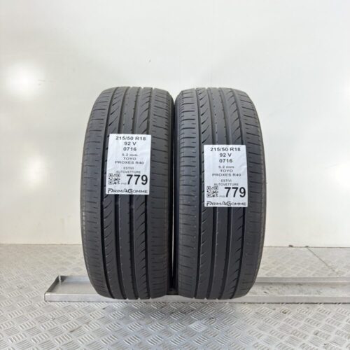 Pneumatici Usati 215 50 R18 92V Toyo Proxes R40 74% Estive