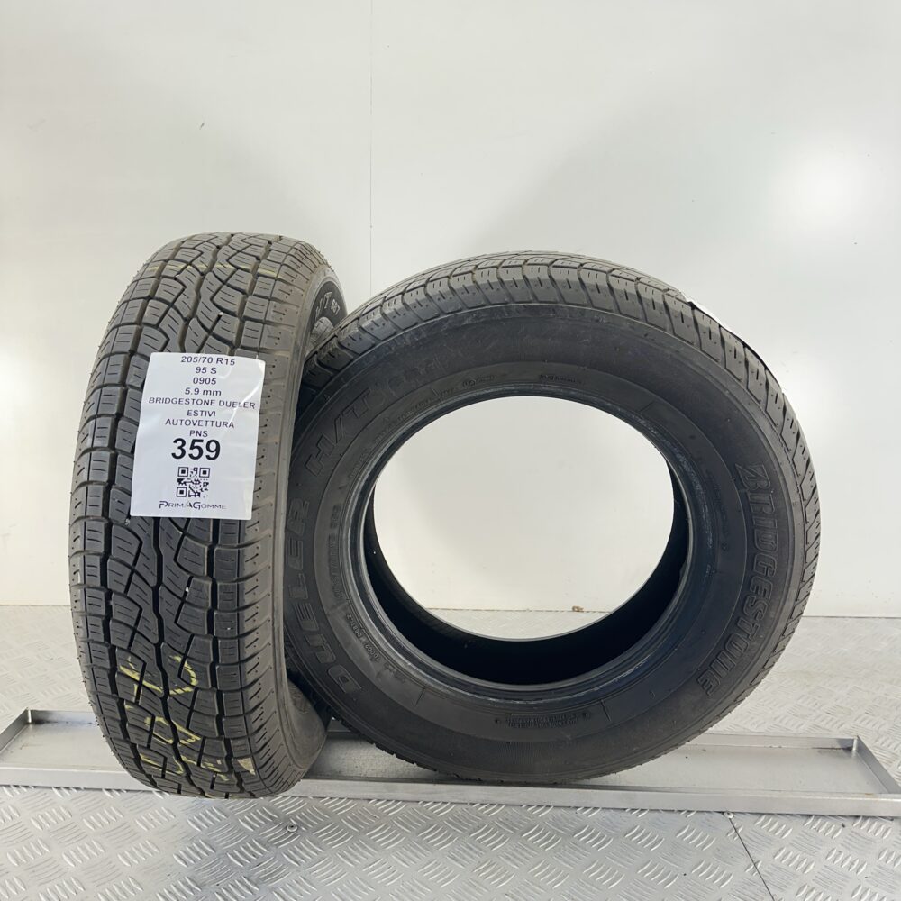 Pneumatici Usati 205 70 R15 95S Bridgestone Dueler 85% Estive | Gomme Usate | PrimaGomme.it Pneumatici Usati 205 70 R15 95S Bridgestone Dueler 85% Estive - immagine 5
