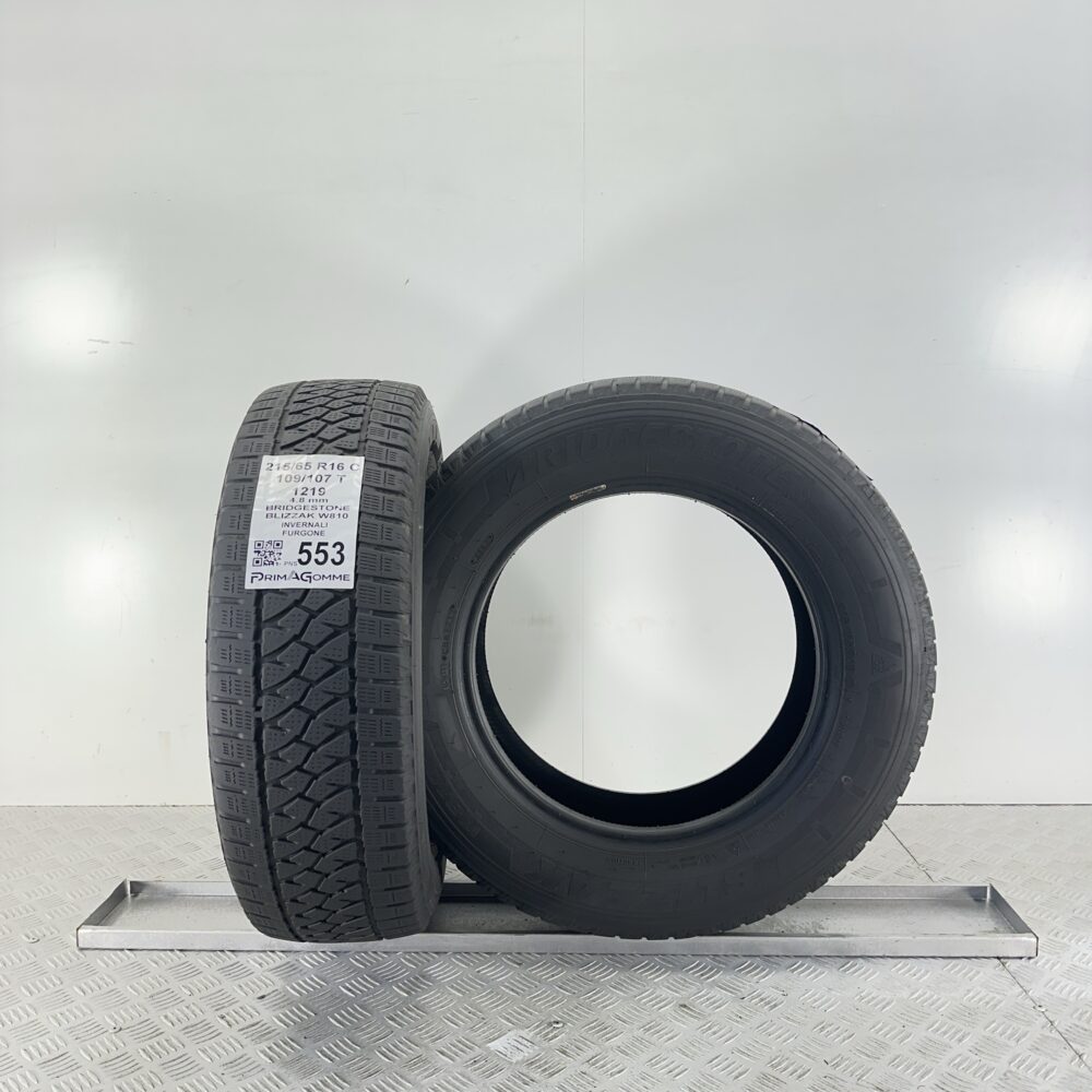 Pneumatici Usati 215 65 R16C 109/107T Bridgestone Blizzak W810 Invernali | Gomme Usate | PrimaGomme.it Pneumatici usati 215 65 R16C BRIDGESTONE Blizzak W810 - foto 4
