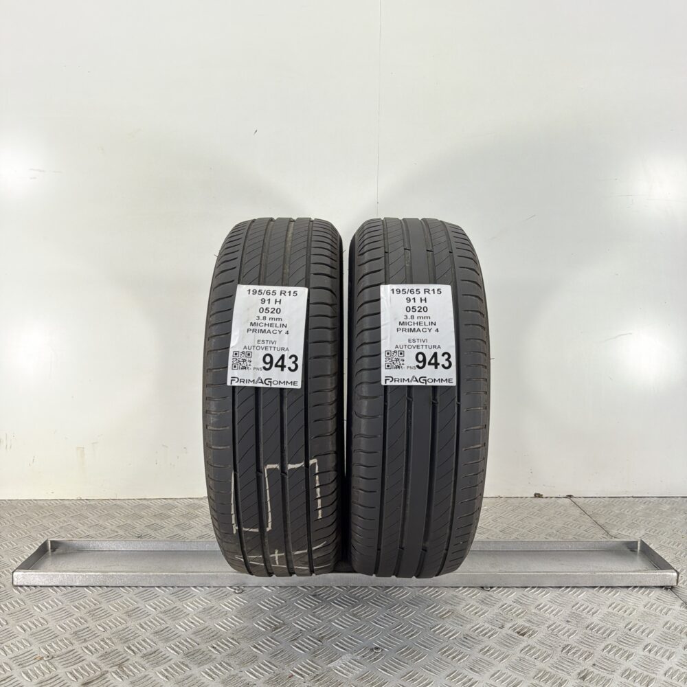 Pneumatici Usati 195 65 R15 91H Michelin Primacy 4 Estive | Gomme Usate | PrimaGomme.it Pneumatici Usati 195 65 R15 91H Michelin Primacy 4 Estive - immagine 5