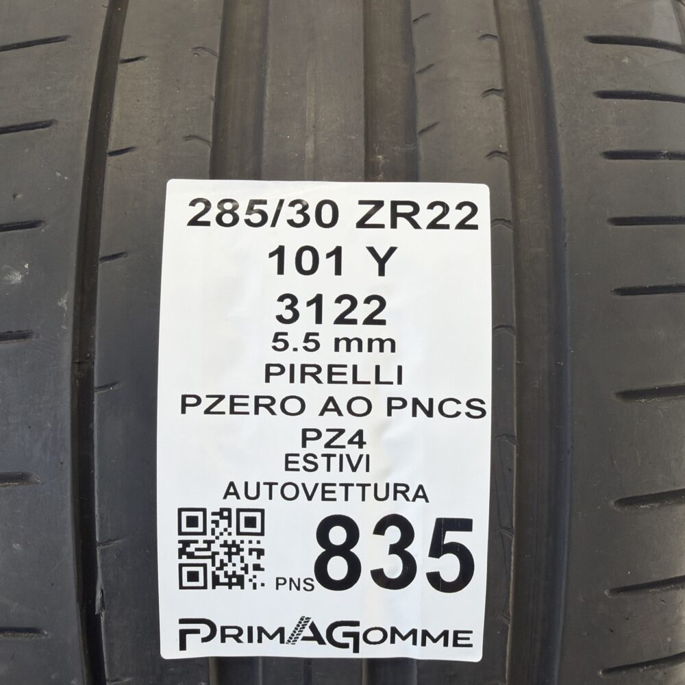 Pneumatici Usati 285 30 ZR22 101Y Pirelli PZero AO 78% Estive | Gomme Usate | PrimaGomme.it Pneumatici Usati 285 30 ZR22 101Y Pirelli PZero AO 78% Estive - immagine 3