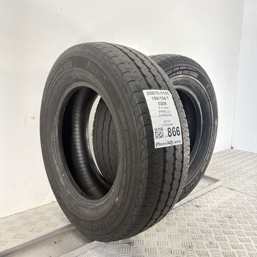 Pneumatici Usati 205 70 R15C 106 104T Pirelli Chrono 91% Estive | Gomme Usate | PrimaGomme.it Pneumatici Usati 205 70 R15C 106 104T Pirelli Chrono 91% Estive - immagine 2