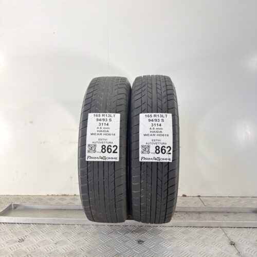 Gomme Usate 165 R13LT 94 93S Haida Wear HD618 Estive