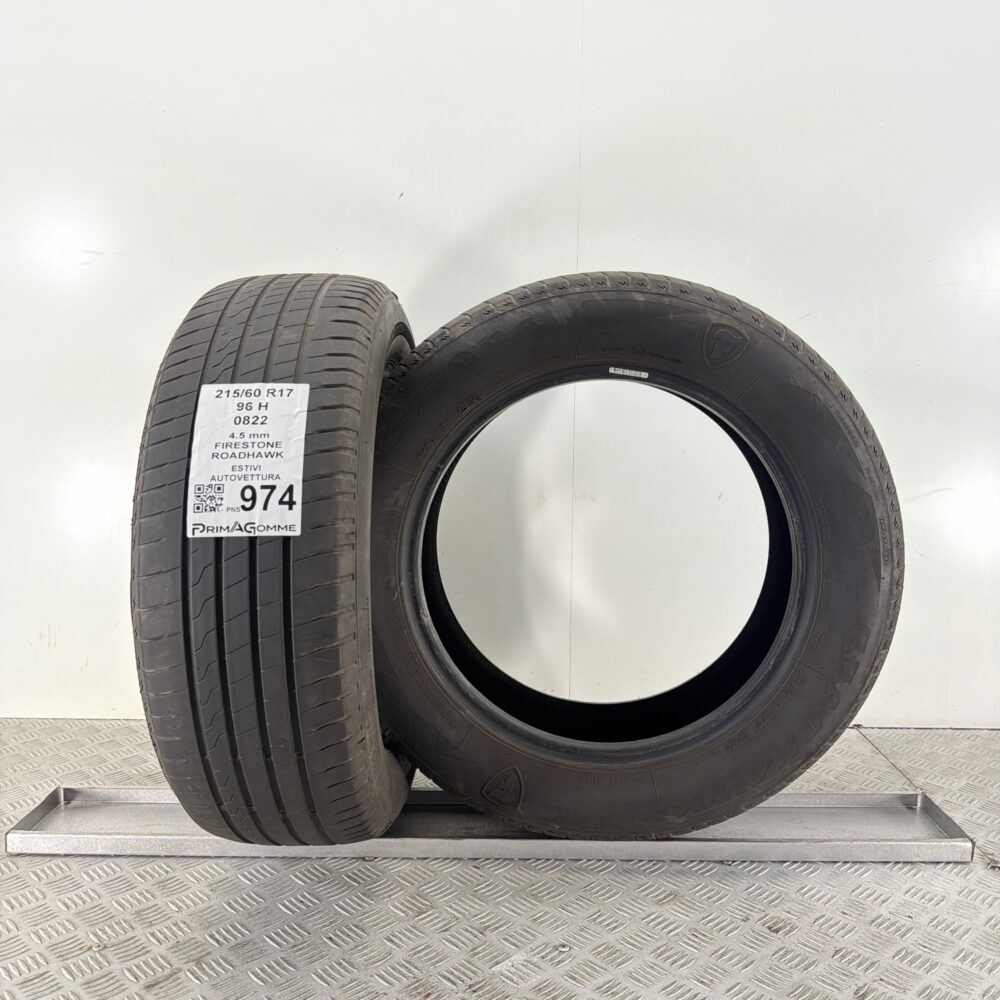 Pneumatici Usati 215 60 R17 96H Firestone Roadhawk Estive | Gomme Usate | PrimaGomme.it Pneumatici Usati 215 60 R17 96H Firestone Roadhawk Estive - immagine 4