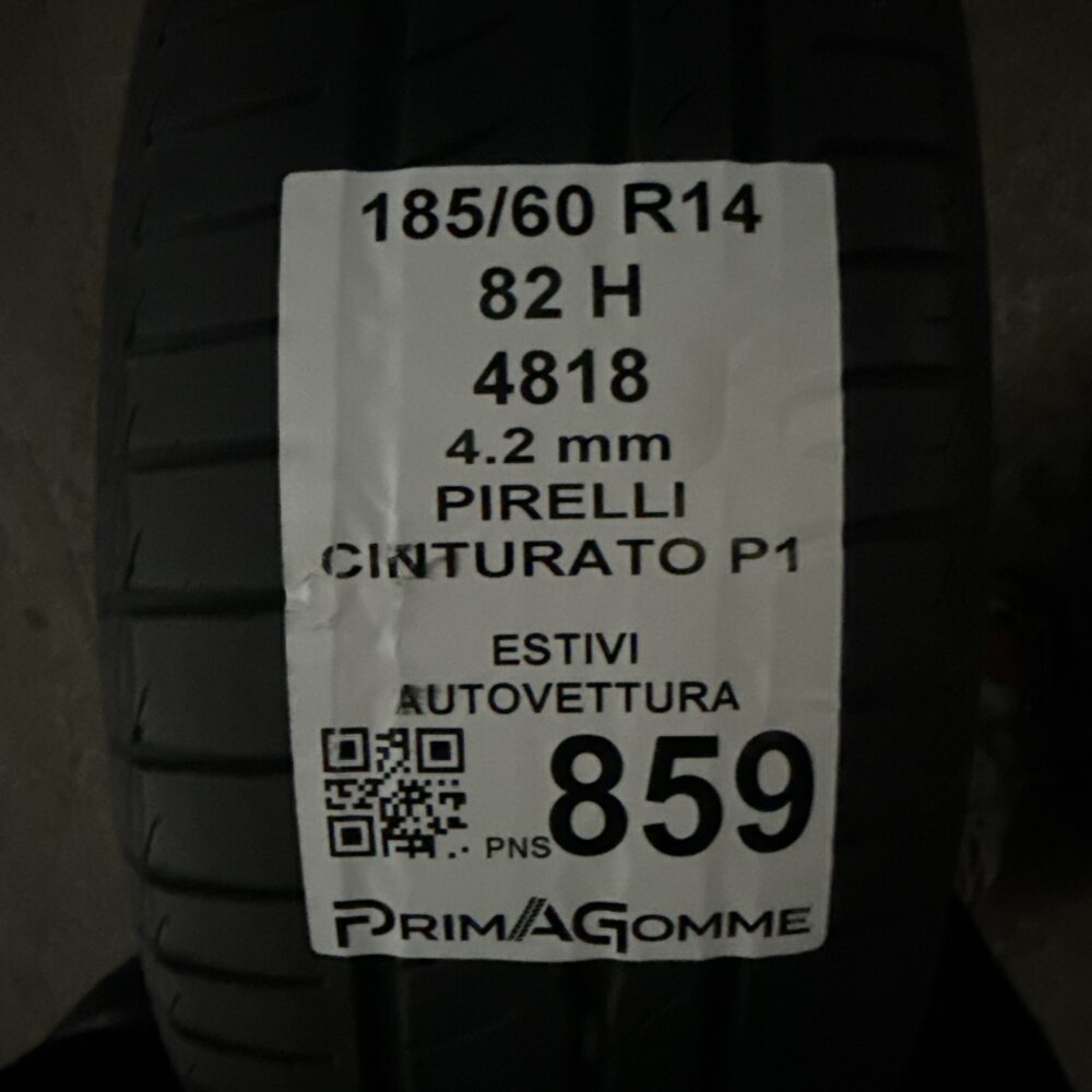 Gomme Usate 185 60 R14 82H Pirelli Cinturato P1 Estive | Gomme Usate | PrimaGomme.it Gomme Usate 185 60 R14 82H Pirelli Cinturato P1 Estive - immagine 2