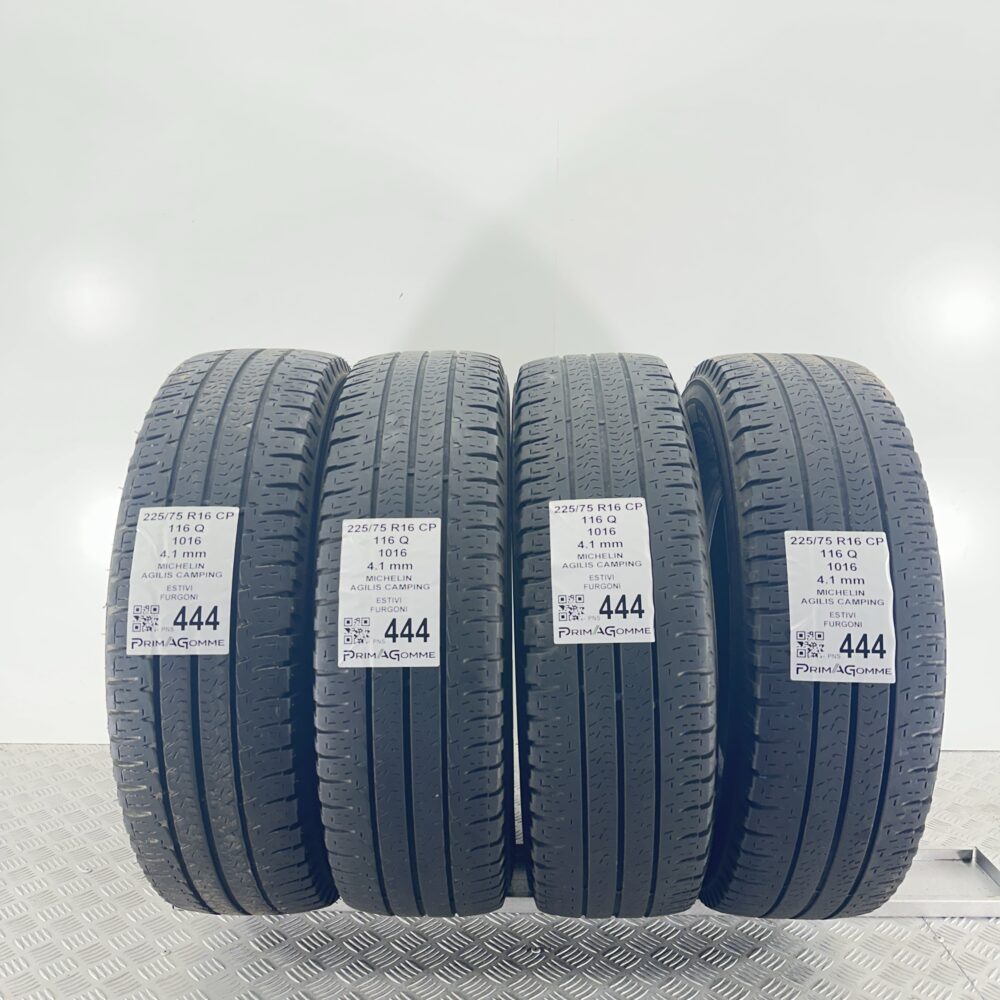 Pneumatici Usati 225 75 R16CP 116Q Michelin Agilis Camping Estive | Gomme Usate | PrimaGomme.it Pneumatici Usati 225 75 R16CP 116Q Michelin Agilis Camping Estive