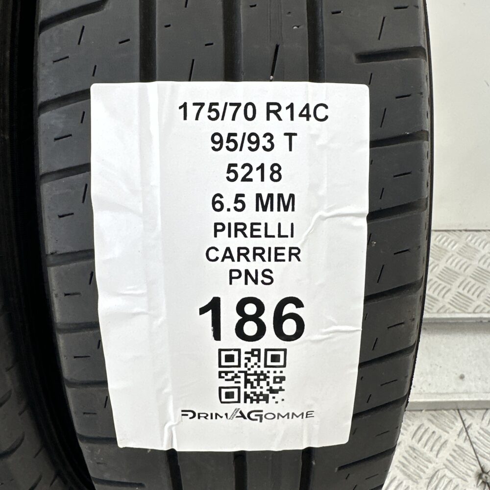 Pneumatici Usati 175 70 R14C 95 93T Pirelli Carrier 82% Estive | Gomme Usate | PrimaGomme.it PIRELLI CARRIER 175/70 R14 95/93T, dettaglio fotografico 3