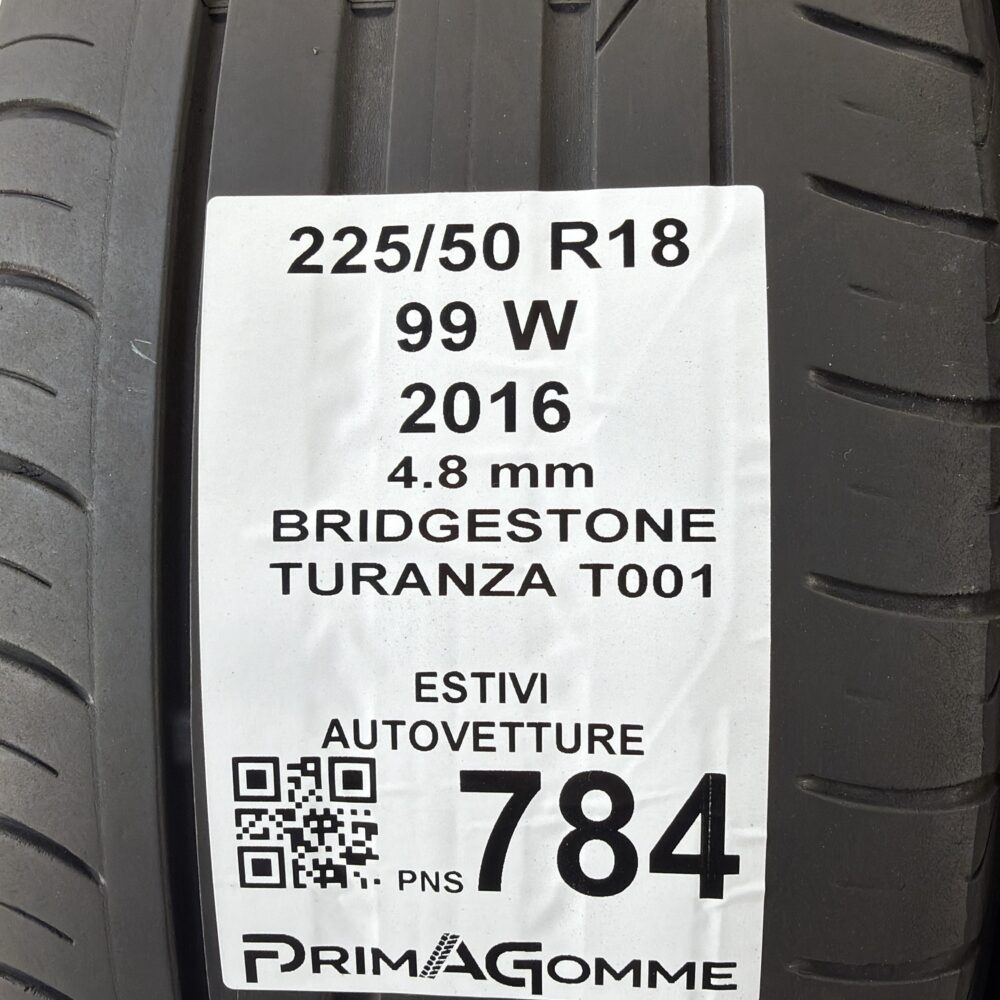 Pneumatici Usati 225 50 R18 99W Bridgestone Turanza T001 Estive | Gomme Usate | PrimaGomme.it Pneumatici Usati 225 50 R18 99W Bridgestone Turanza T001 Estive - immagine 3