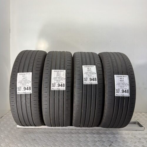 Pneumatici Usati 225 60 R17 99V Continental Conti Contact 5 Estive