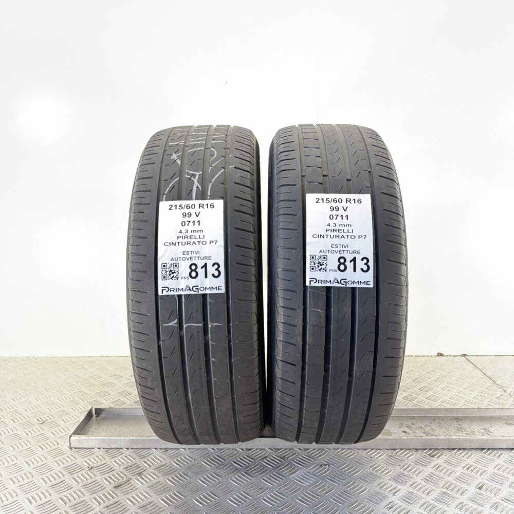 Pneumatici Usati 215 60 R16 99V Pirelli Cinturato P7 Estive | Gomme Usate | PrimaGomme.it Pneumatici Usati 215 60 R16 99V Pirelli Cinturato P7 Estive